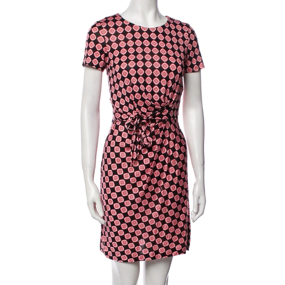 Diane von Furstenberg Zoe Silk Faux Wrap Dress - Size 0